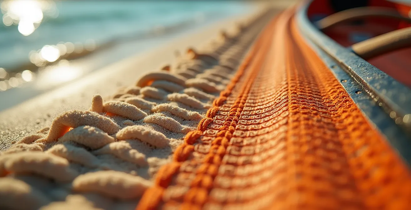 Équipement de sport et de plage soigneusement organisé